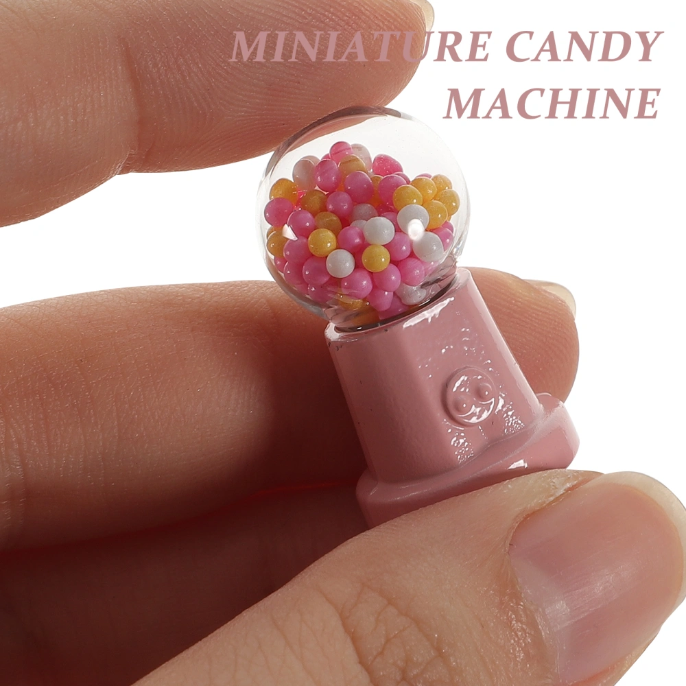 Doll House Miniature Candy Machine Pretend Play Miniature Candy Shop Prop