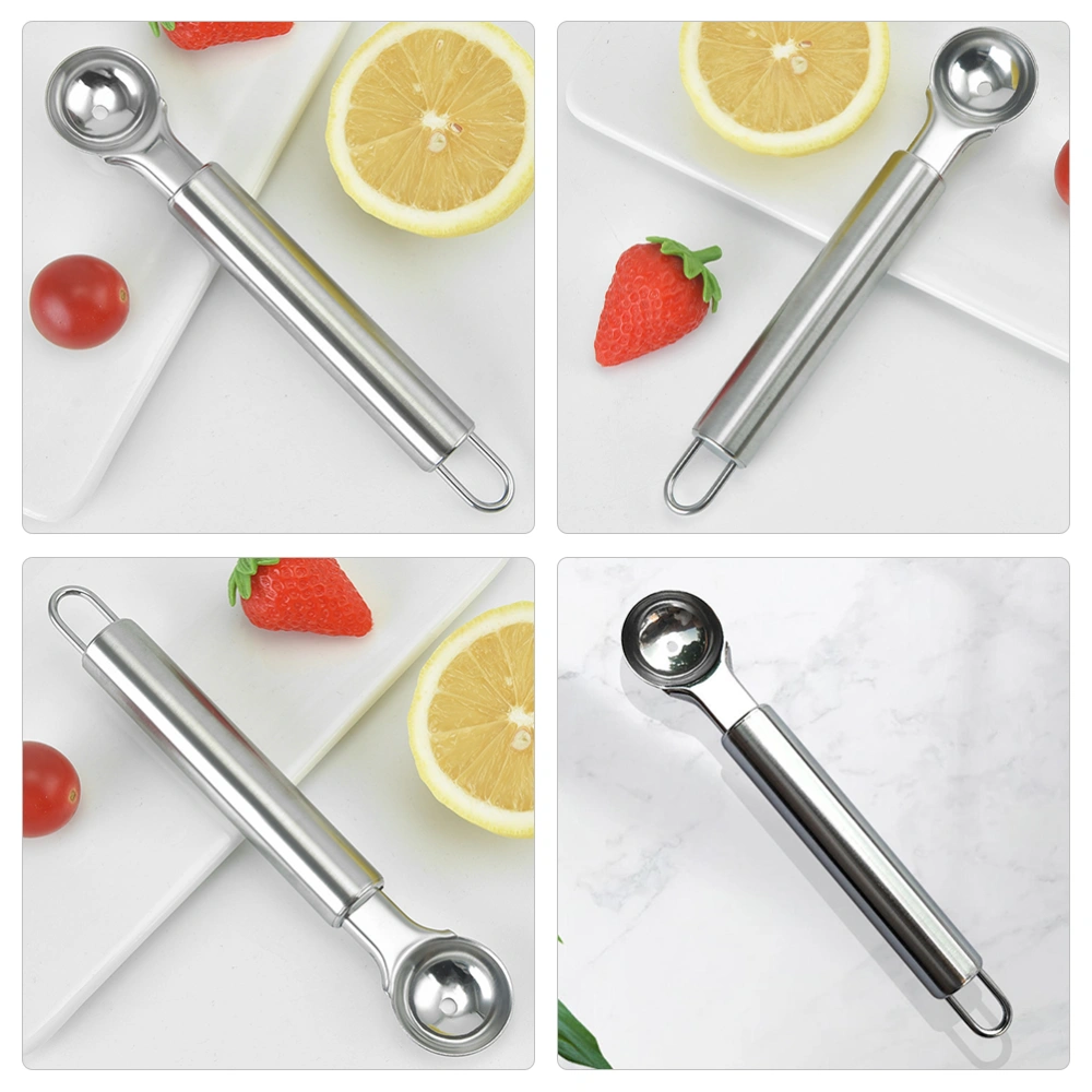 Stainless Steel Melon Baller Ice Cream Spoon Melon Ball Scoop Dessert Ball Maker