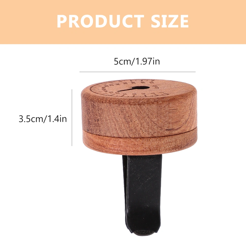 Decorative Wooden Car Aroma Diffuser Car Vent Aromatherapy Difusser Wood Essential Oil Diffuser