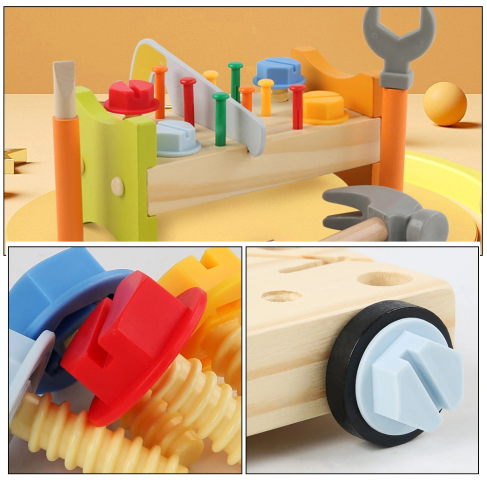 Montessori Screwdriver Board Tool Car Toy Nut Disassembly Toy Kids Educational Plaything Disassembly Toy