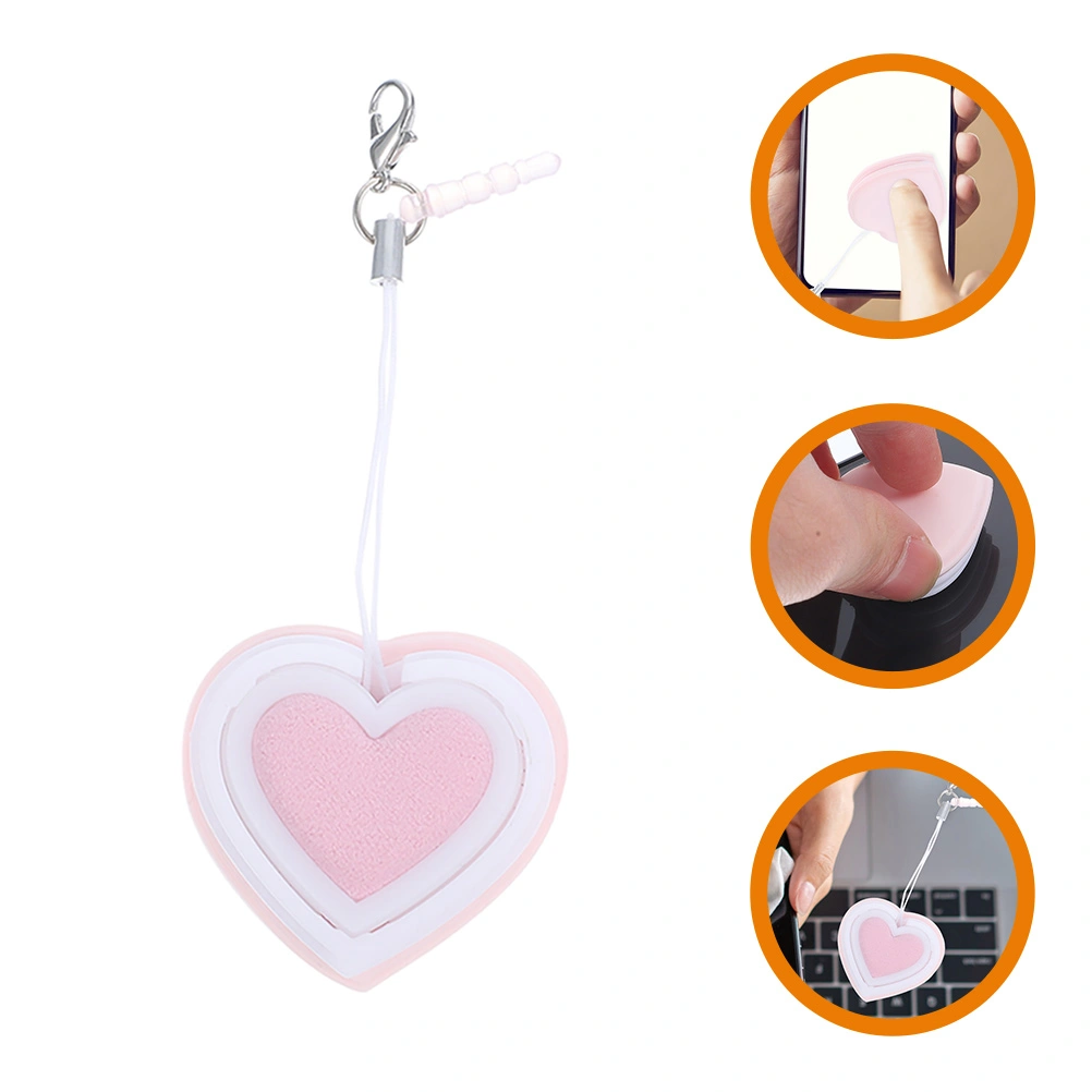 Mobile Phone Screen Wipe Cellphone Screen Wipe Cleaner Phone Screen Cleaning Tool Pendant