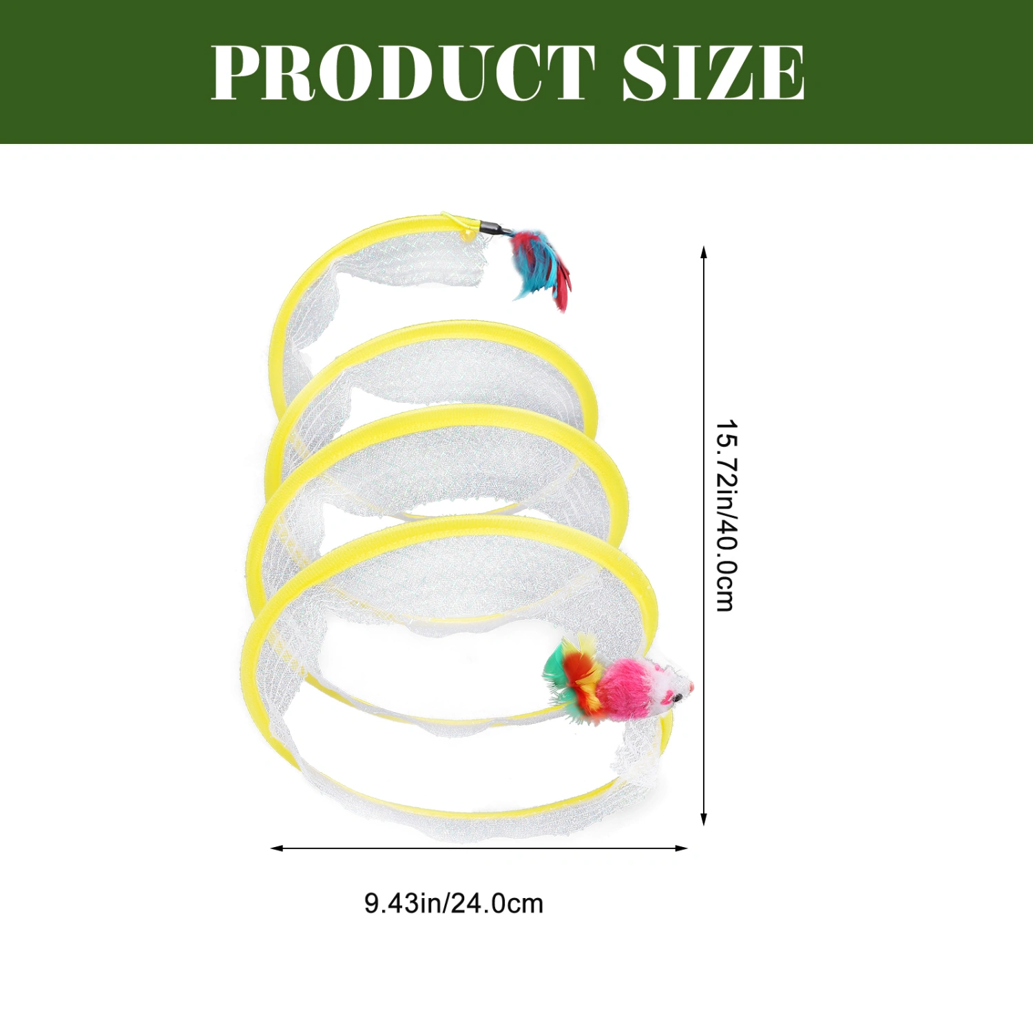 Interesting Cat Toy Cat Tunnel Toy Funny Folded Cat Tunnel Toy Household Cat Plaything