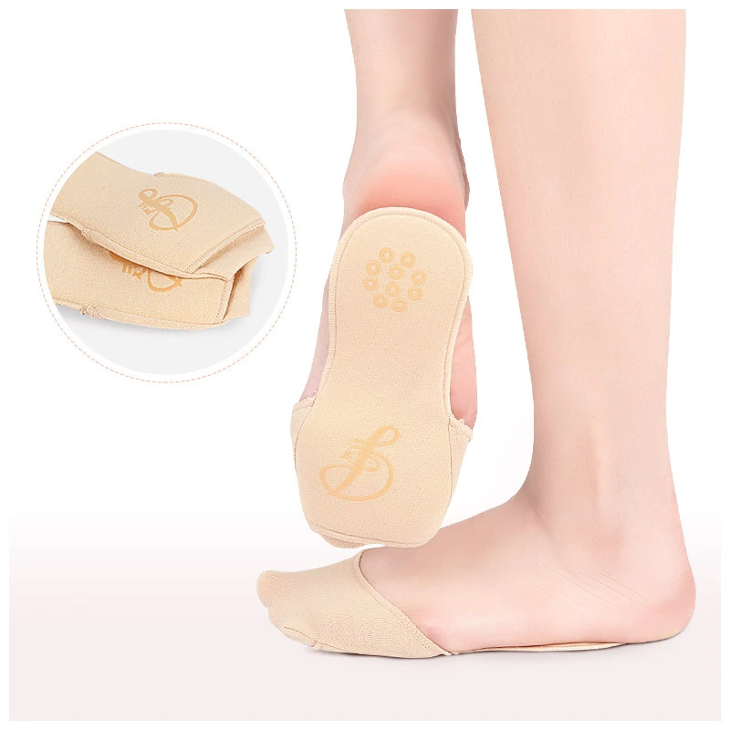 2 Pairs Women Toe Socks Comfortable Metatarsal Pads Daily Use Forefoot Pads Toe Pads