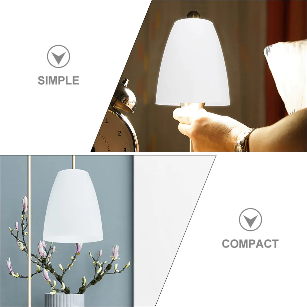 Household Lampshade Replacement Portable Plastic Lampshade Lasting Decorative Plastic Lamp Cover