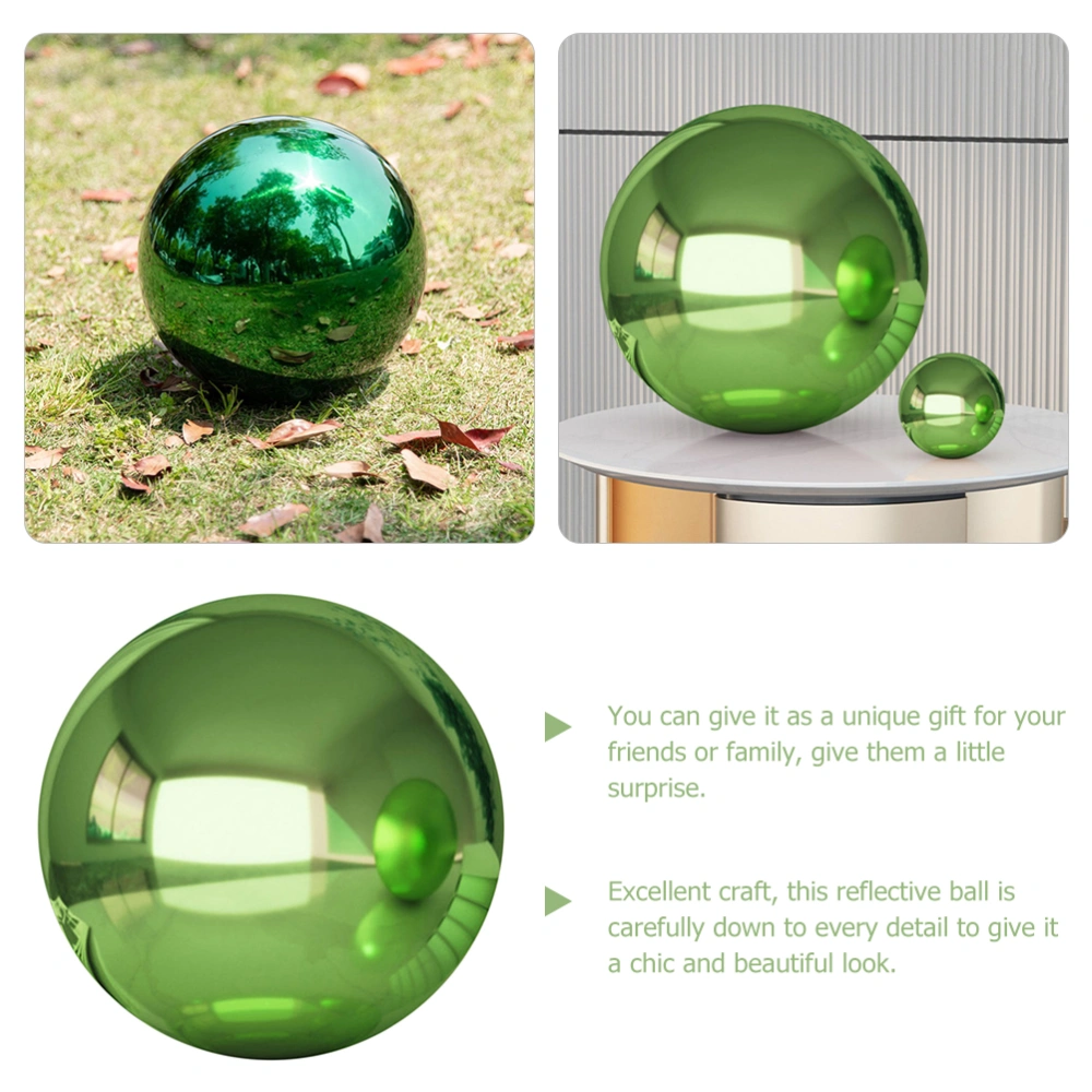 Reflective Ball Stainless Steel Gazing Ball Garden Mirror Ball Polished Sphere Patio Ornament