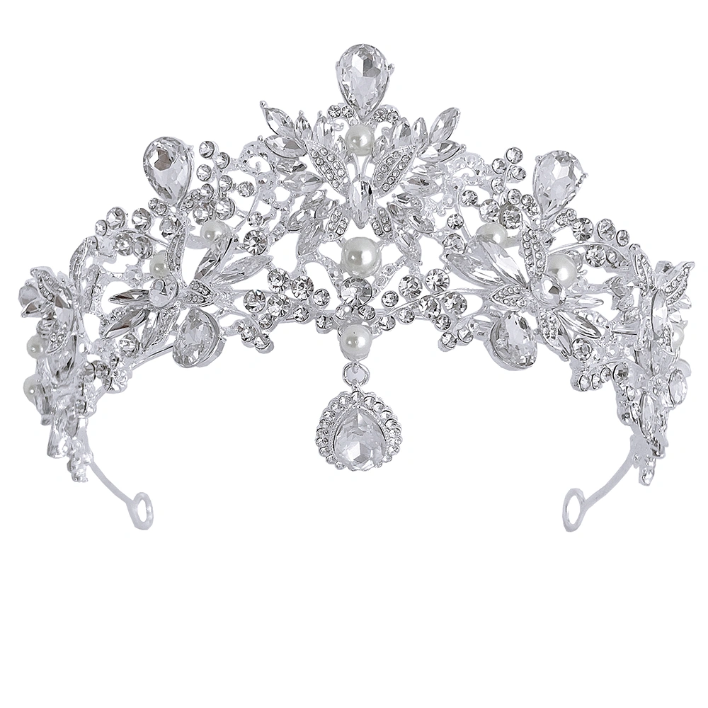 Rhinestone Tiara Bridal Headband Bride Crown Wedding Headpiece Wedding Hair Accessory