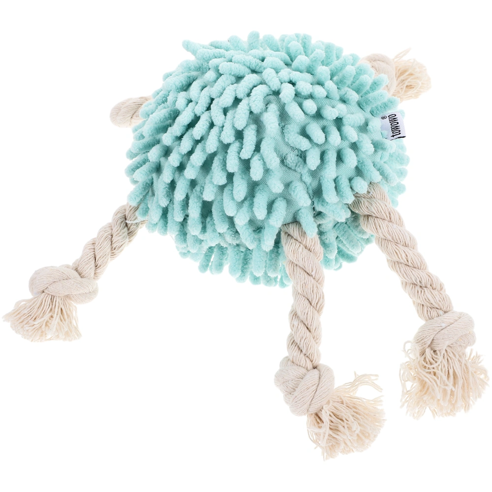 Dog Plaything Tug Toy Dog Squeaky Toy Tug Rope Toy Interactive Dog Plaything