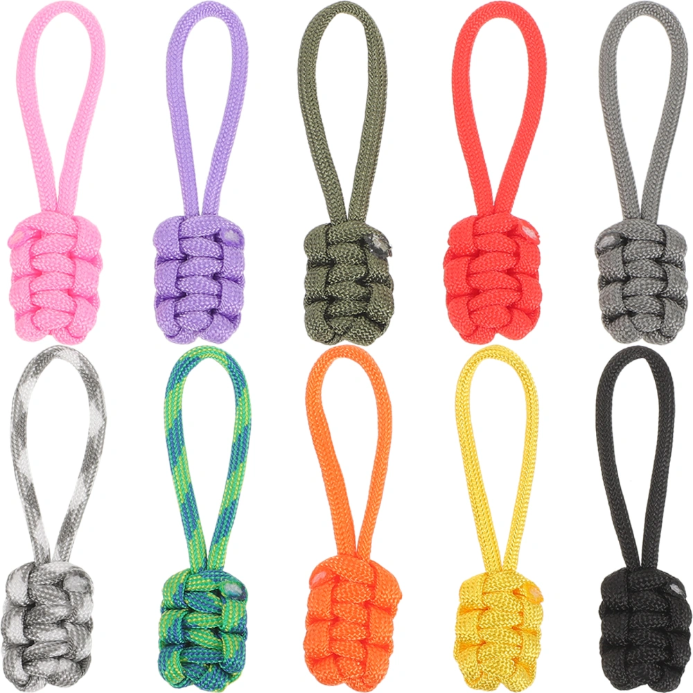 10Pcs Household Zipper Heads Replaceable Zipper Pulls Portable Zipper Tabs Boot Supply