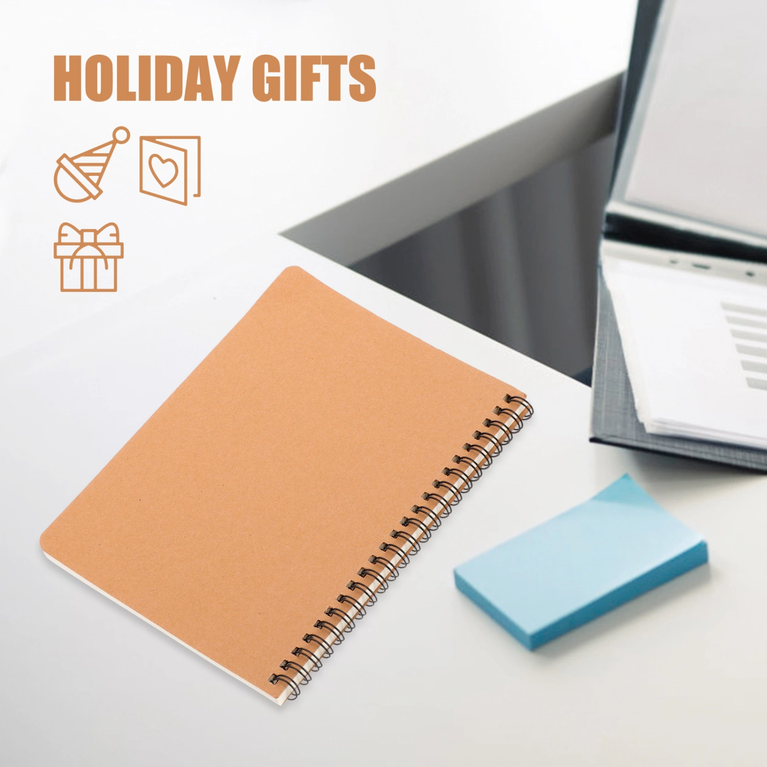 10pcs A5 Spiral Notebooks Blank Page Notebooks Student Convenient Notebooks Office Notepads