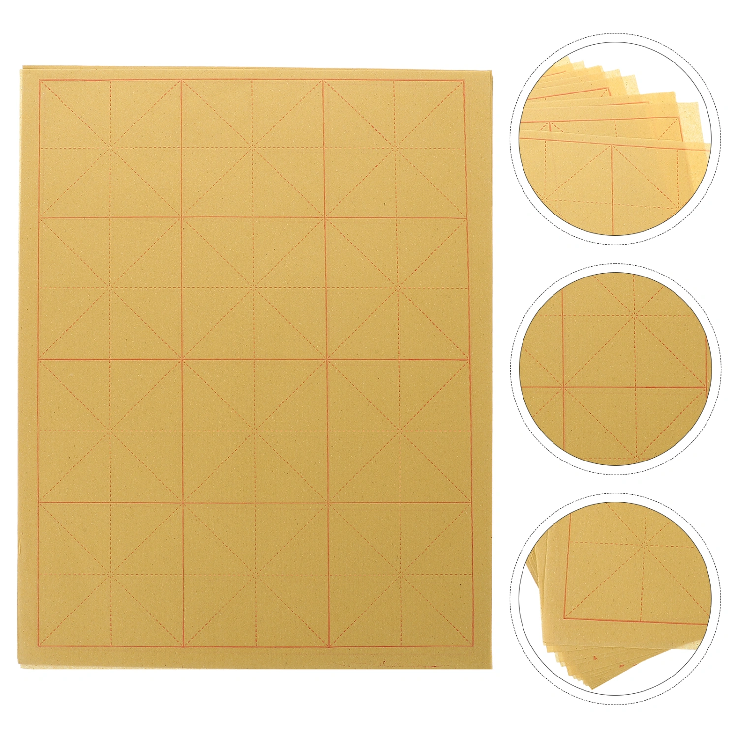 80 Sheets Chinese Calligraphy Paper Practicing Calligraphy Paper Professional Rice Paper