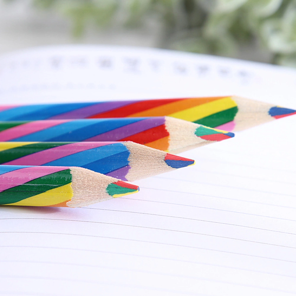 16Pcs Multicolor Pencils Rainbow Pencils School Painting Pencils Pencil Supplies