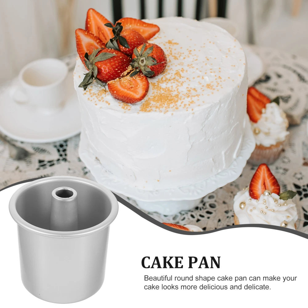 1 Set Round Cake Pan Nonstick Round Cake Pan Aluminum Alloy Cake Baking Pan with Removable Bottom