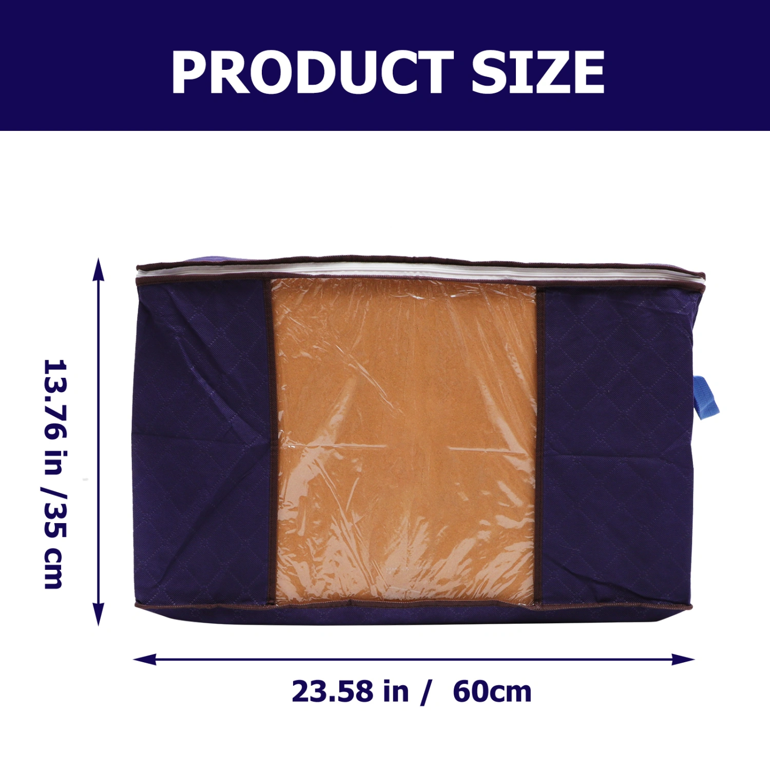 2Pcs Bedding Storage Bags Large Capacity Clothes Packing Bags Blankets Quilt Bags