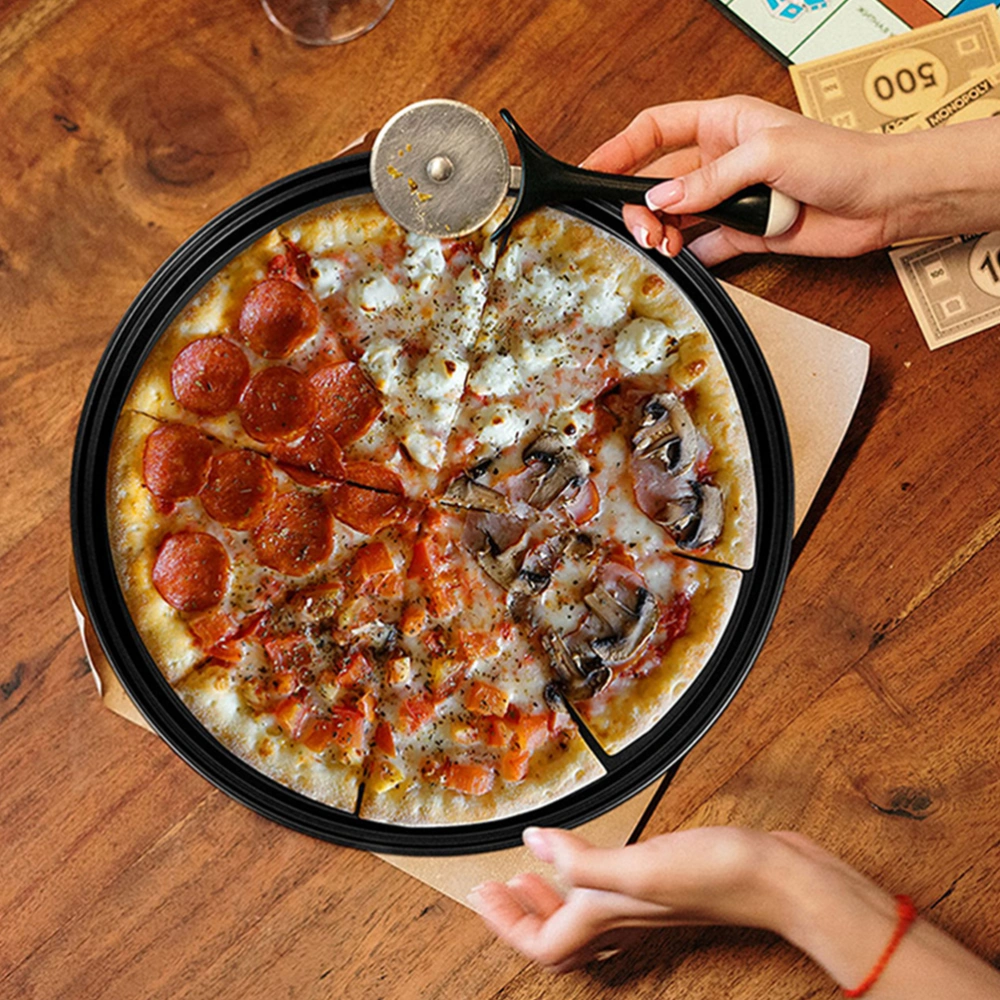 Heat-resistant Pizzas Pan Round Pizzas Tray Multi-holes Pizza Baking Tray for Oven