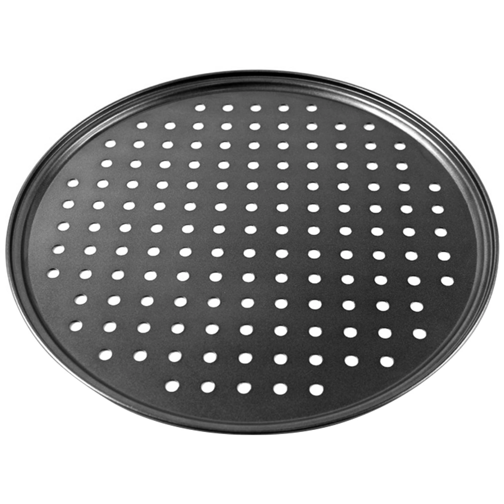 Heat-resistant Pizzas Pan Round Pizzas Tray Multi-holes Pizza Baking Tray for Oven