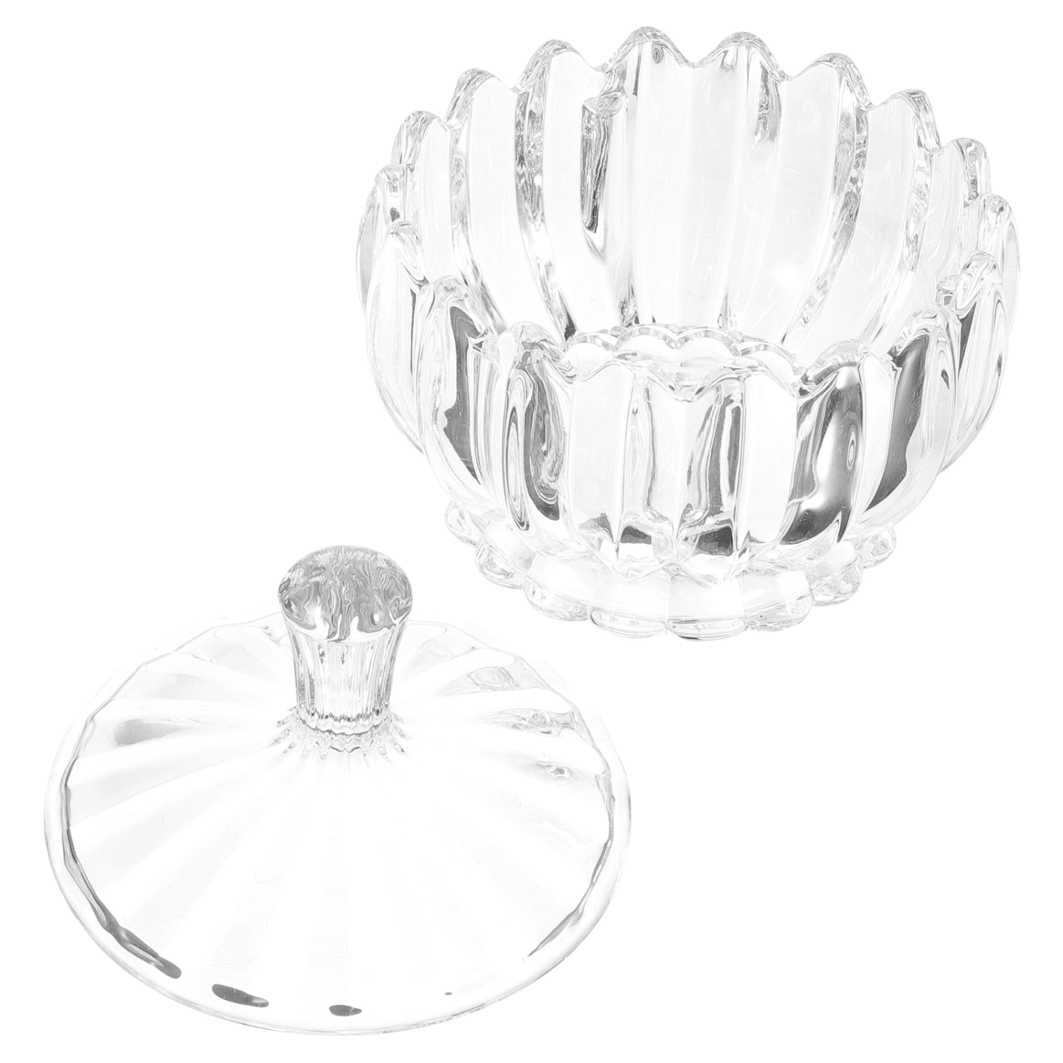 Glass Storage Can Glass Container Home Storage Can Storage Holder Home Decor