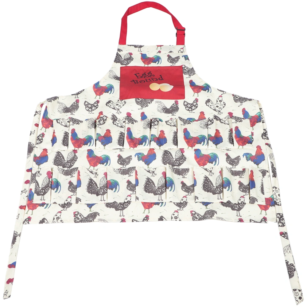 Pockets Design Egg Collecting Apron Chicken Egg Apron Egg Collecting Gathering Apron