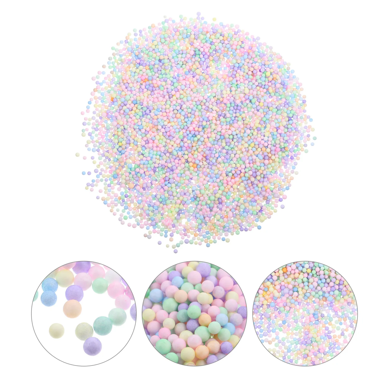 1 Bag of Colorful Foam Bead Gift Box Filler Bead Decorative Vase Filler Foam Bead Decor