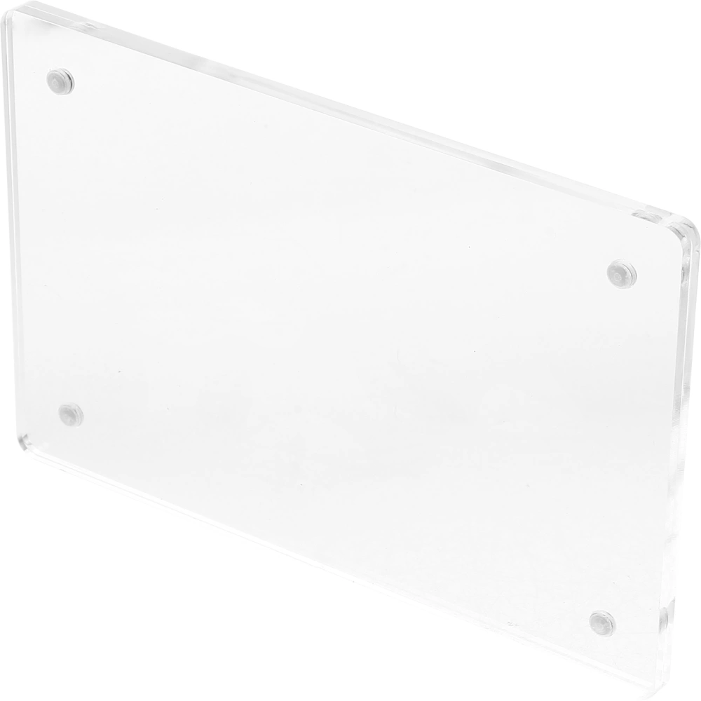 Acrylic Sign Display Holder Sign Stand for Supermarket Store Transparent Price Sign Acrylic Holder