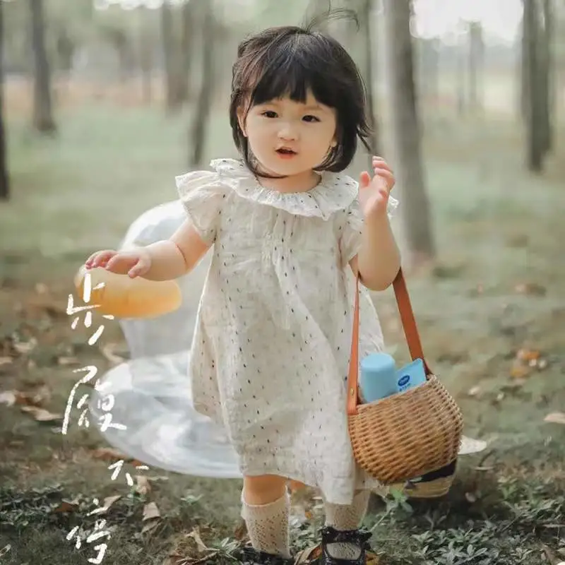 Wicker Woven Flower Basket Flower Arrangement Basket Wedding Woven Flower Girl Basket with Handle