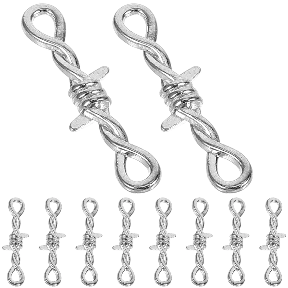 10Pcs Necklace Clasps Metal Jewelry Clasp for DIY Bracelet Connector Clasps Jewelry Supply