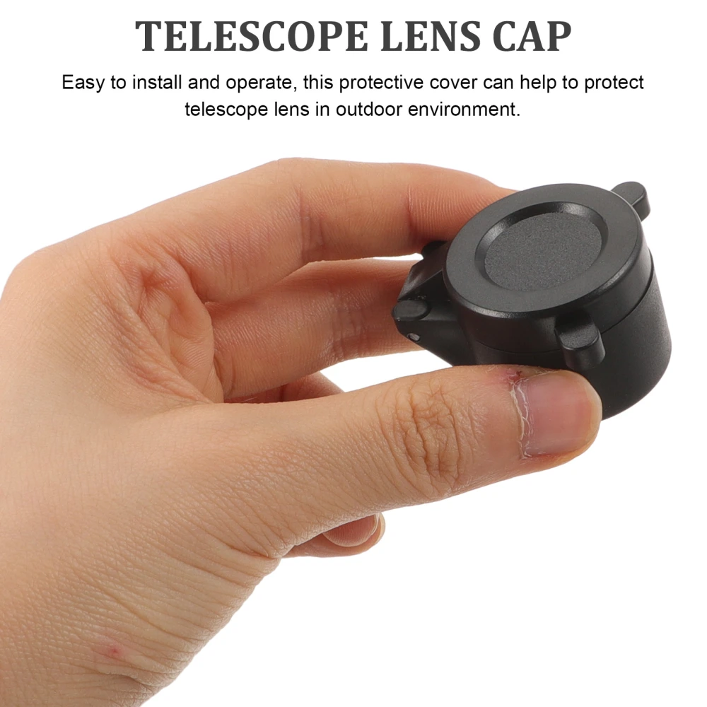 Optics Flip Cap Telescope Flip Cap Optics Lens Protector 25.5mm Lens Cap Lid