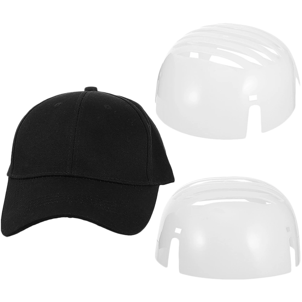 1 Set Baseball Cap with Bump Cap Insert Baseball Hat Universal Bump Cap for Protection