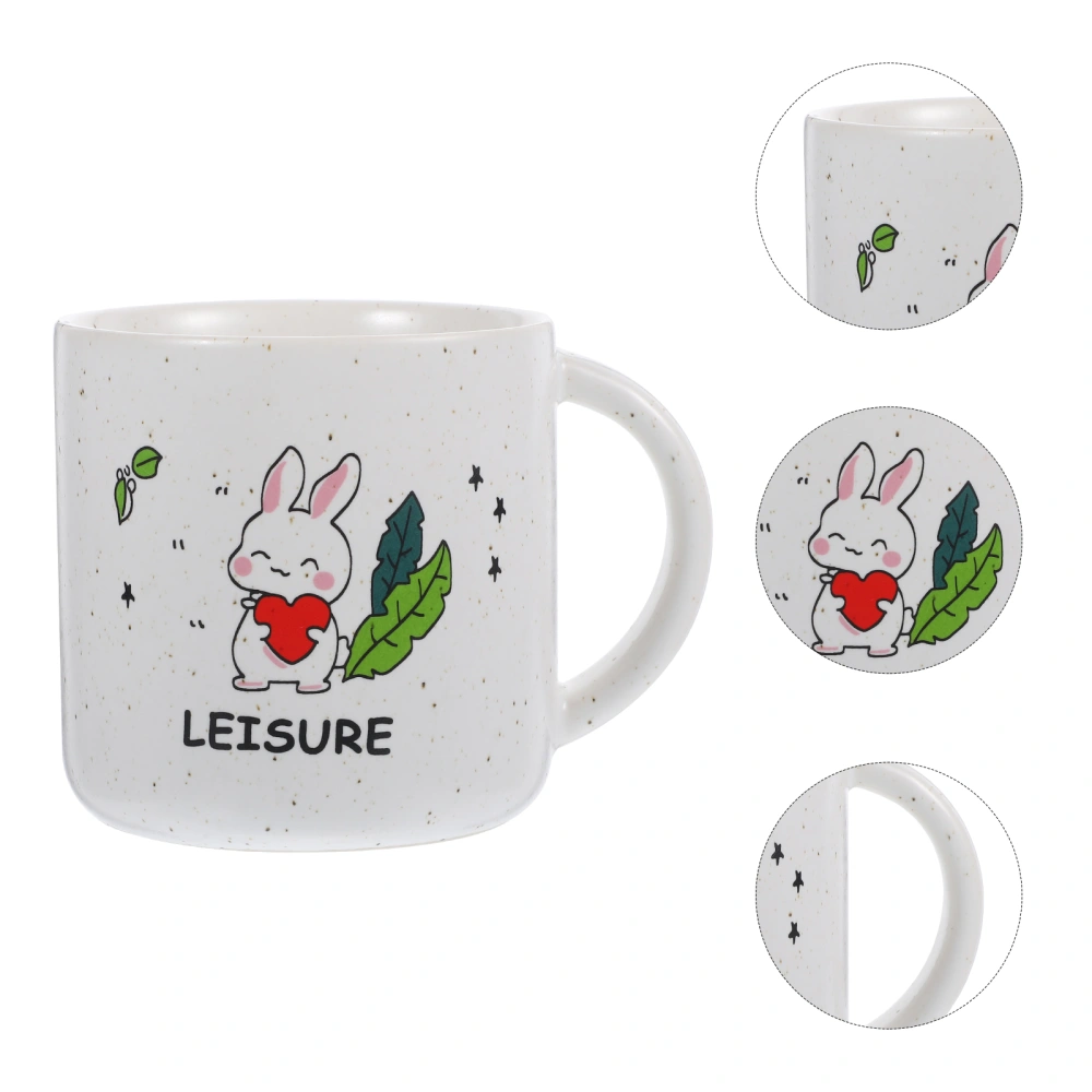 Cute Bunny Mug Ceramic Water Mug Milk Mug Home Office Coffee Cup Household Water Cup Cartoon Mug