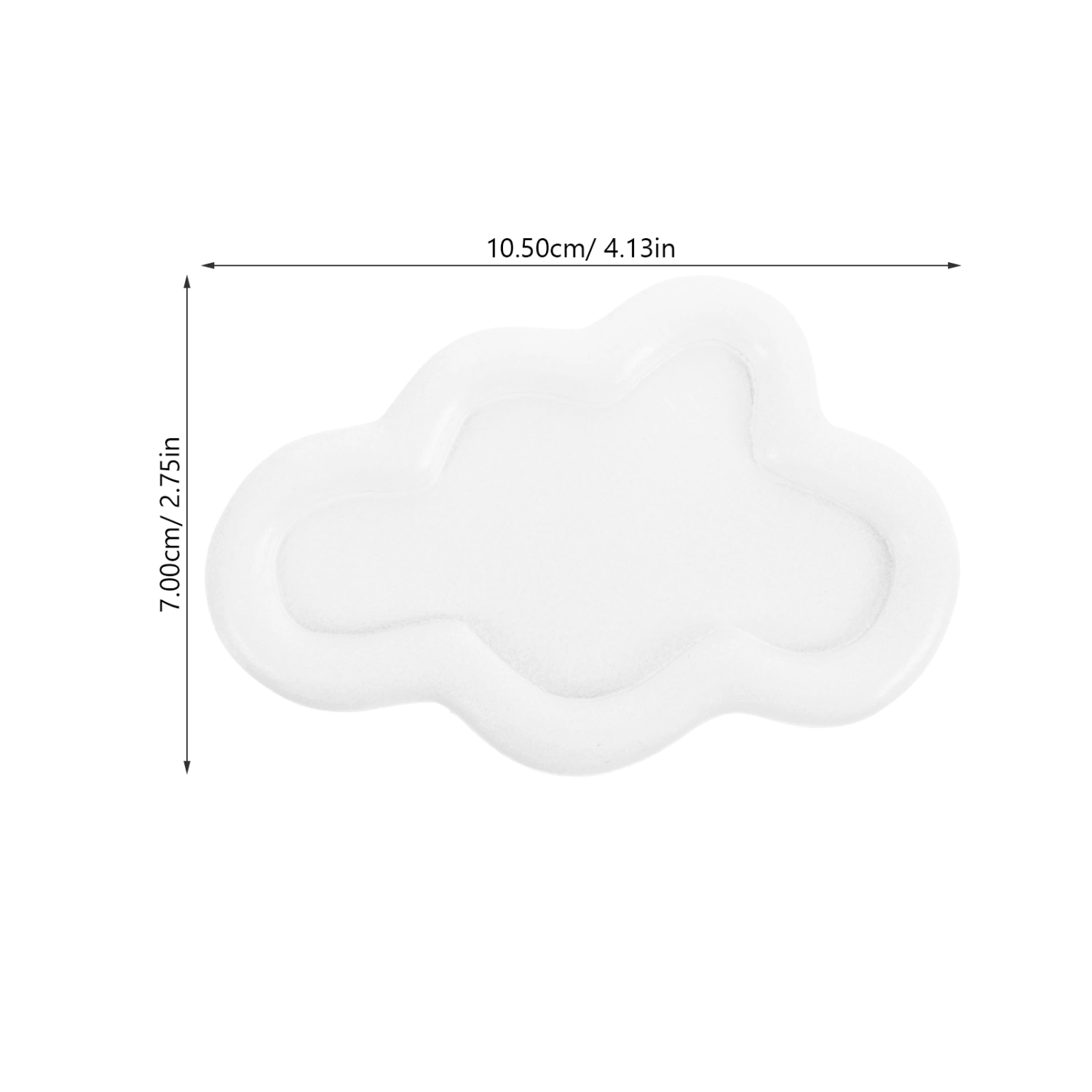 Cloud Shape Jewelry Tray Trinket Dish Decorative Jewelry Plate Holder Key Tray