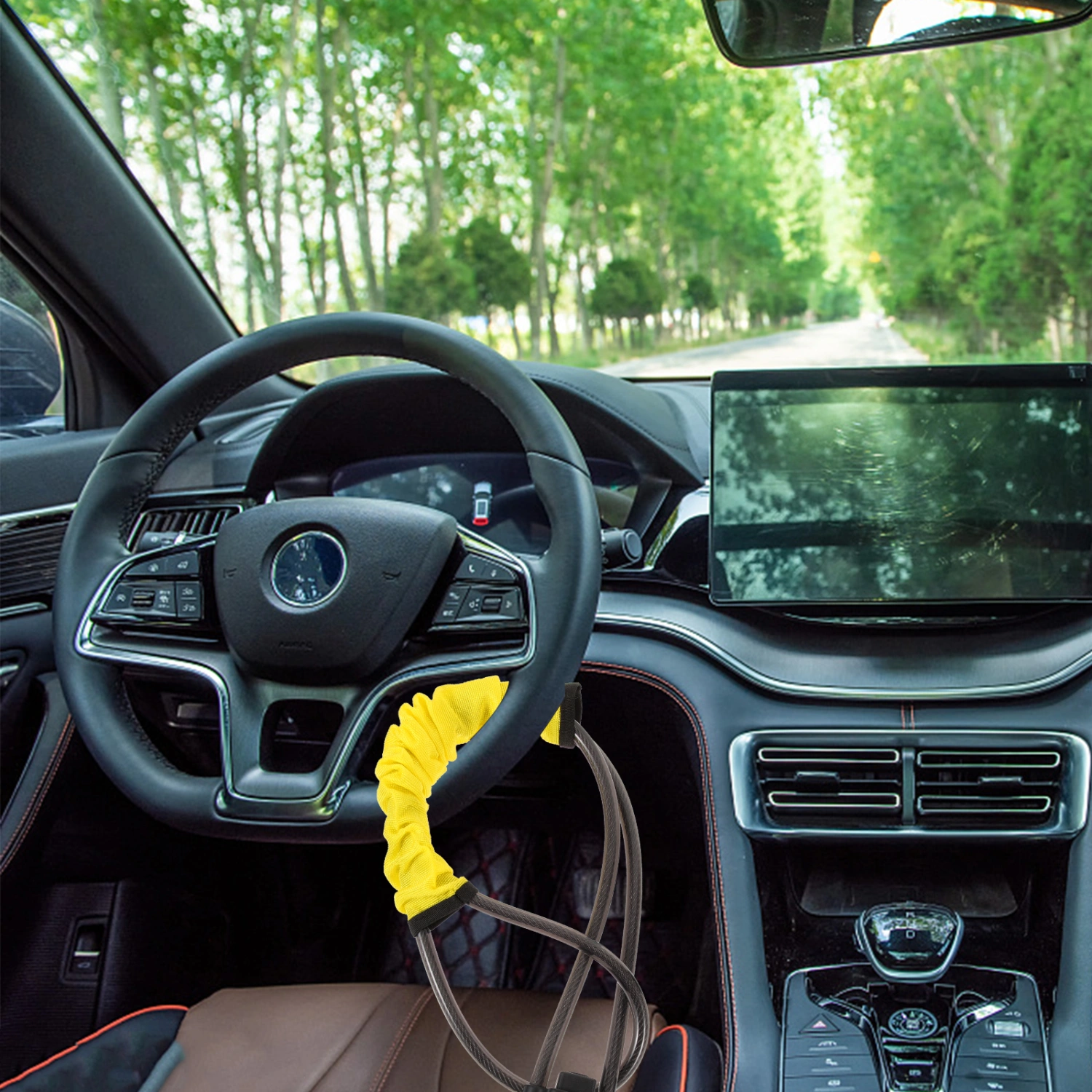 Steering Wheel Lock Adjustable Steering Wheel Lock Anti-theft Device Supply