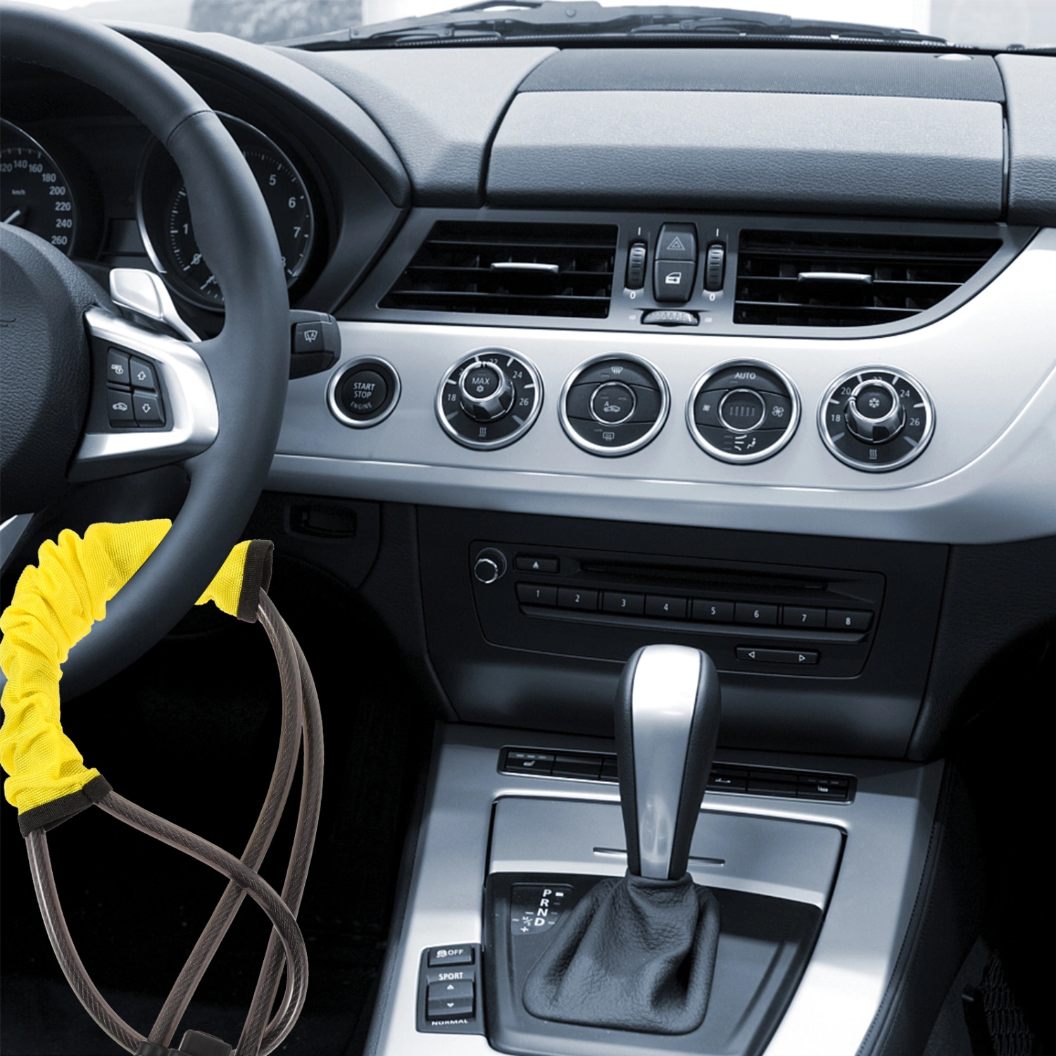 Steering Wheel Lock Adjustable Steering Wheel Lock Anti-theft Device Supply