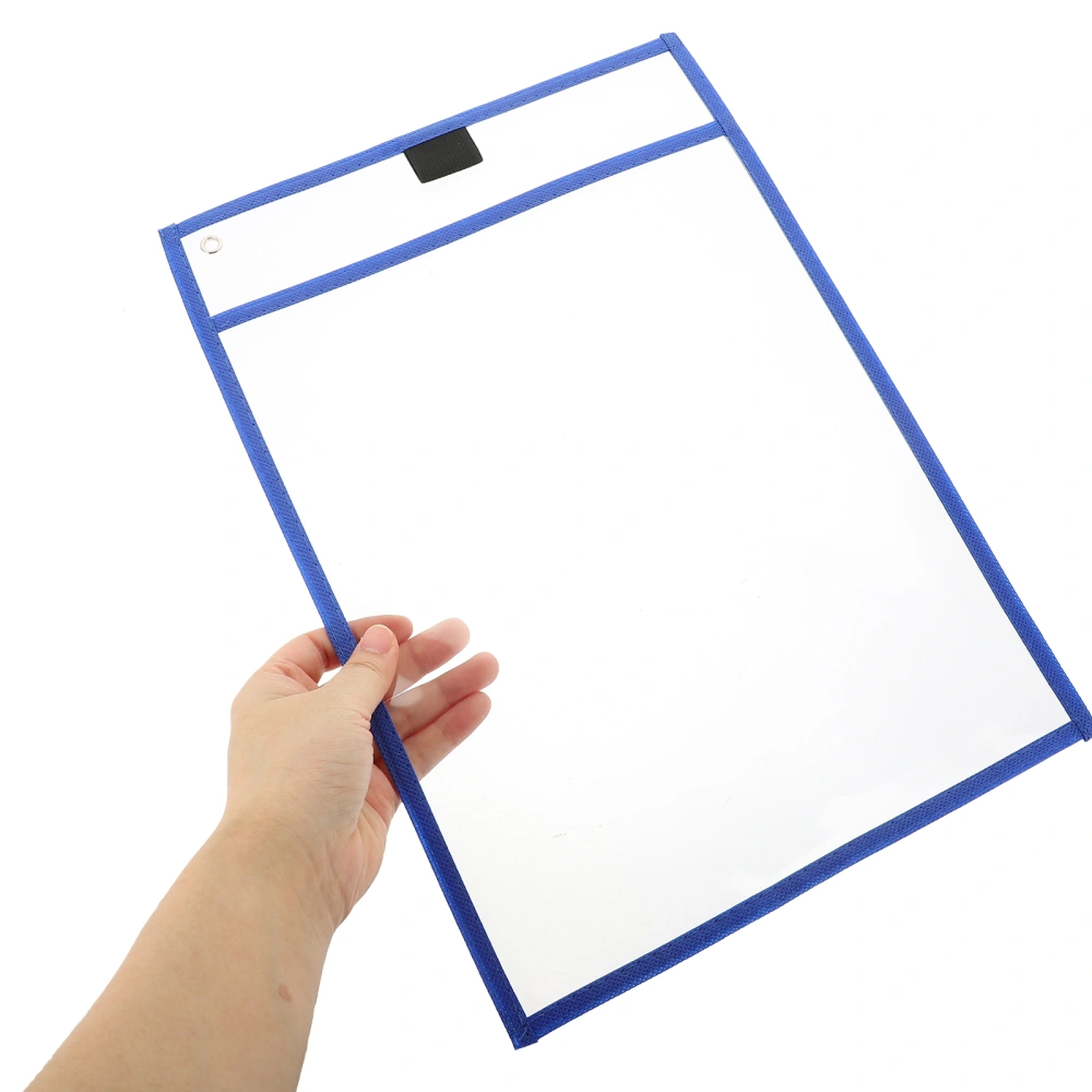 10Pcs Reusable Dry Erase Pockets Portable Sheet Protectors Colored Dry Erase Pockets