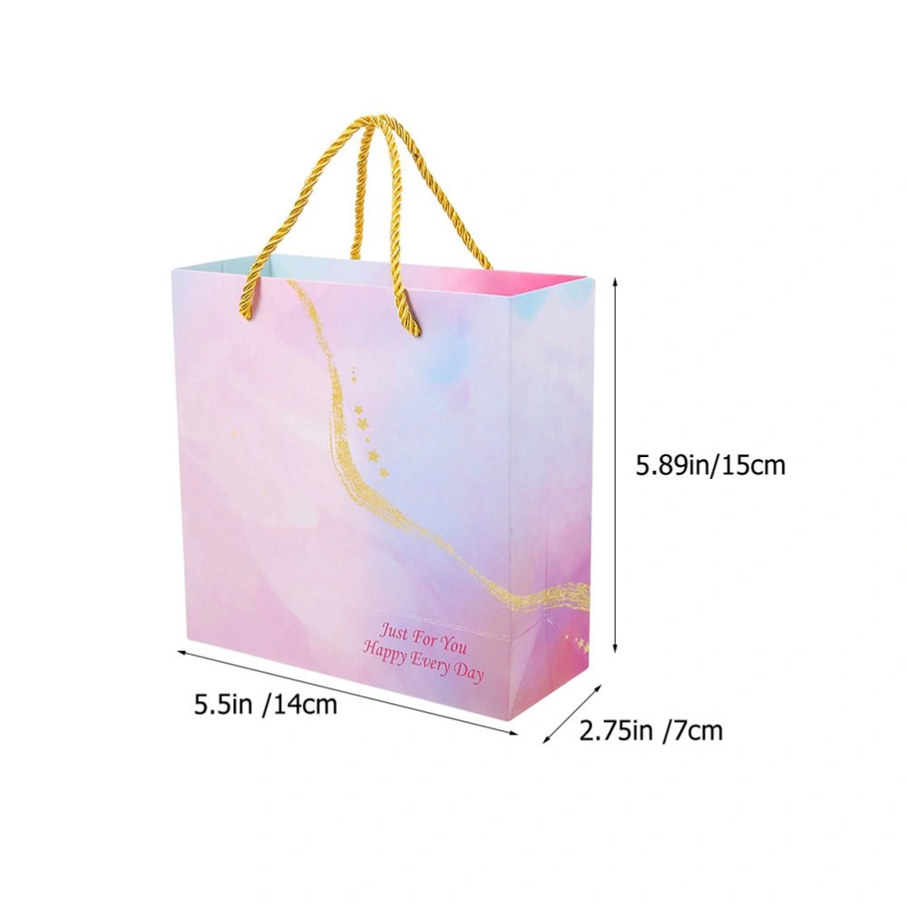 6pcs Gift Bags Wrapping Bags Shopping Storage Bags Handheld Present Pouches