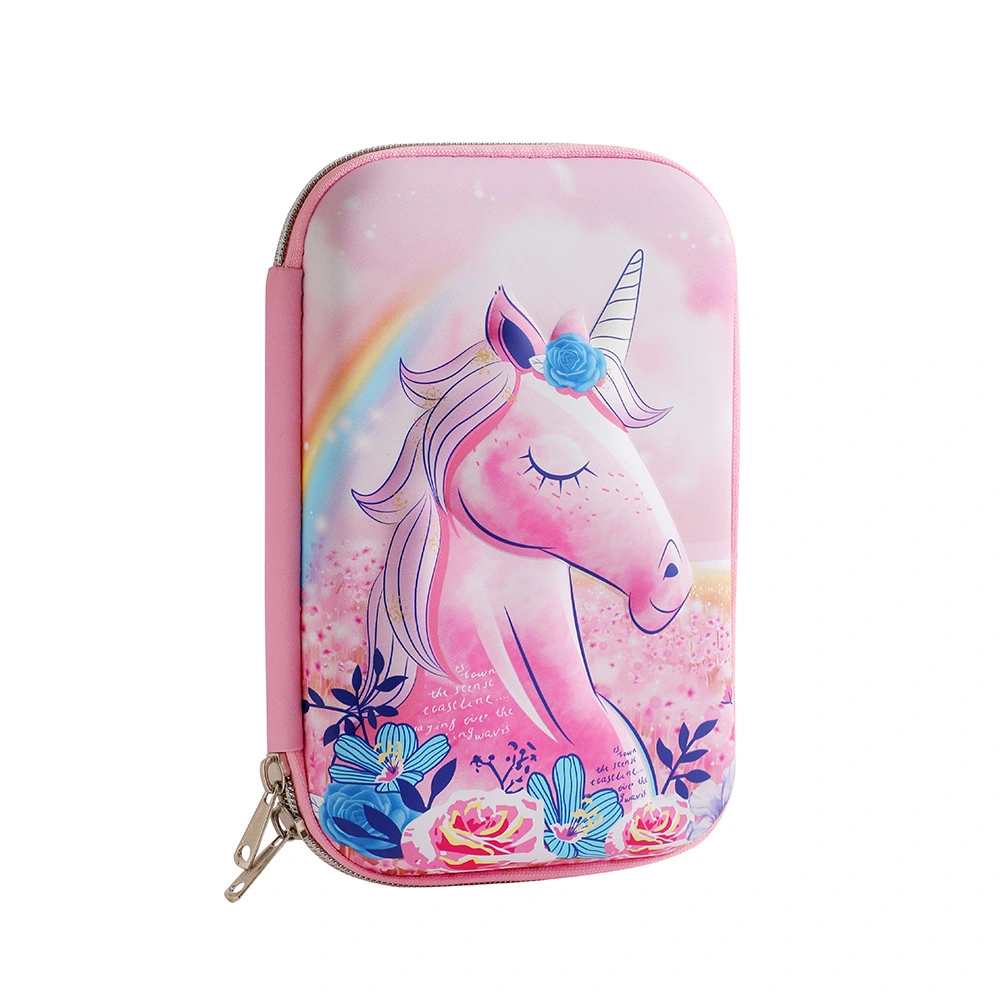 Adorable Pencil Bag Large Capacity Pencil Case Students Zipper Pencil Bag Cartoon Design Pencil Bag