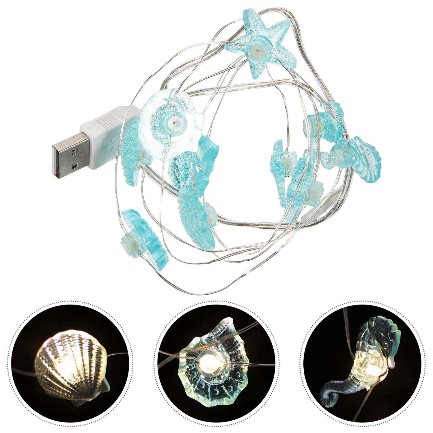 1 String Ocean Themed Lights String Marine String Lights Coastal Room Decor for Bedroom Decoration