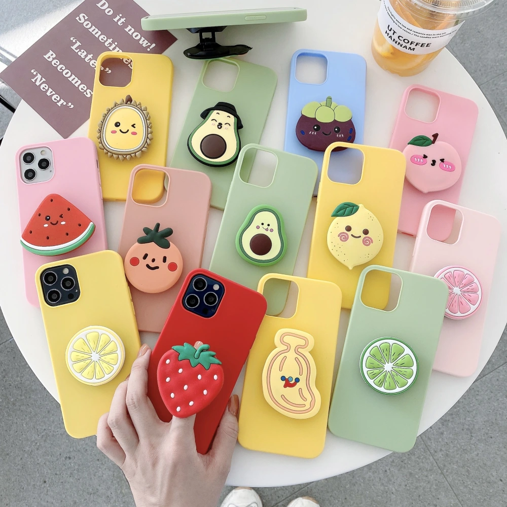 Cute Fruit Holder Phone Case