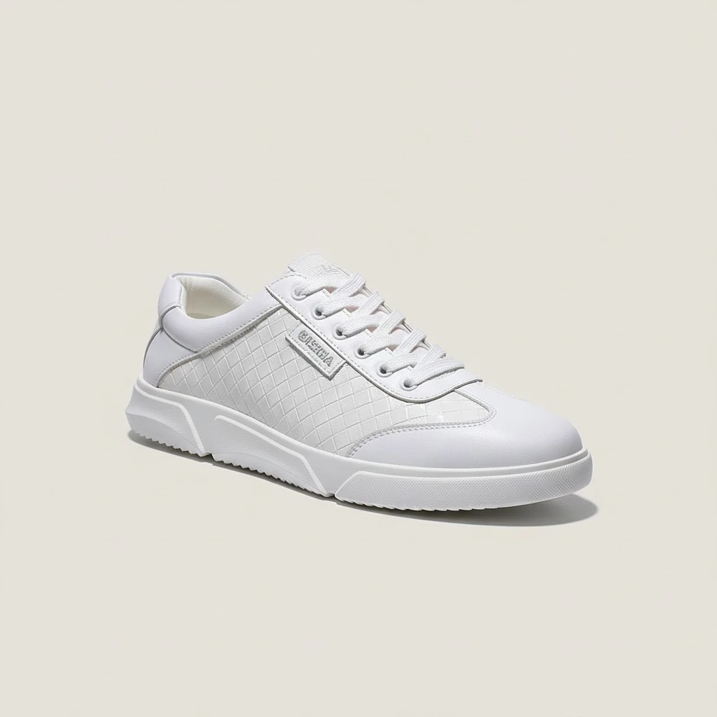 New Men's Large Size Casual Sneakers Trendy Wild White Shoes