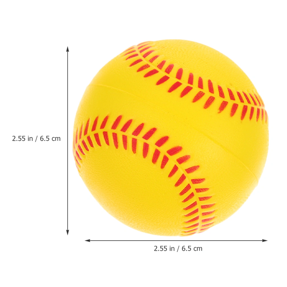 4pcs PU Sponge Training Ball Training Softballs Teenager Players Training Balls