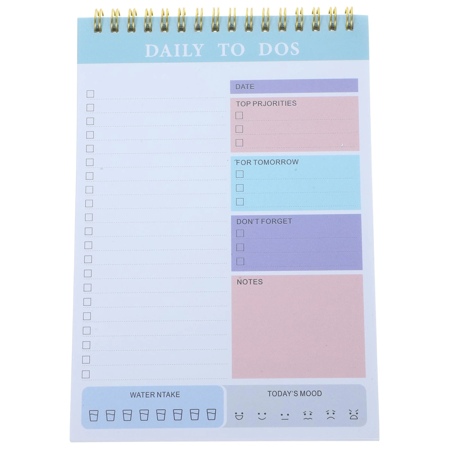 Practical Planner Notepad Tear off Notepad Portable Planner for Daily Schedule To Do List(A5)