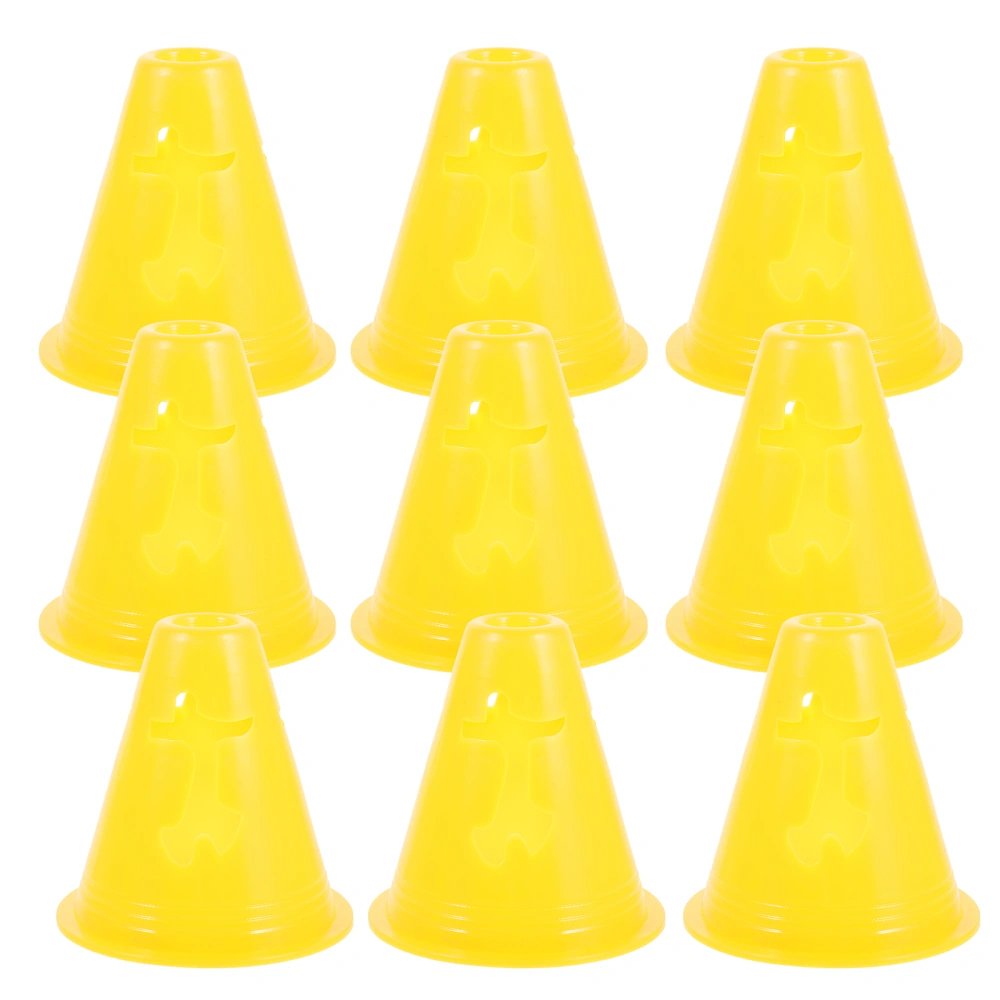 20Pcs Soccer Cones Agility Training Cones for Football Windproof Skating Marker Cones Training Cones