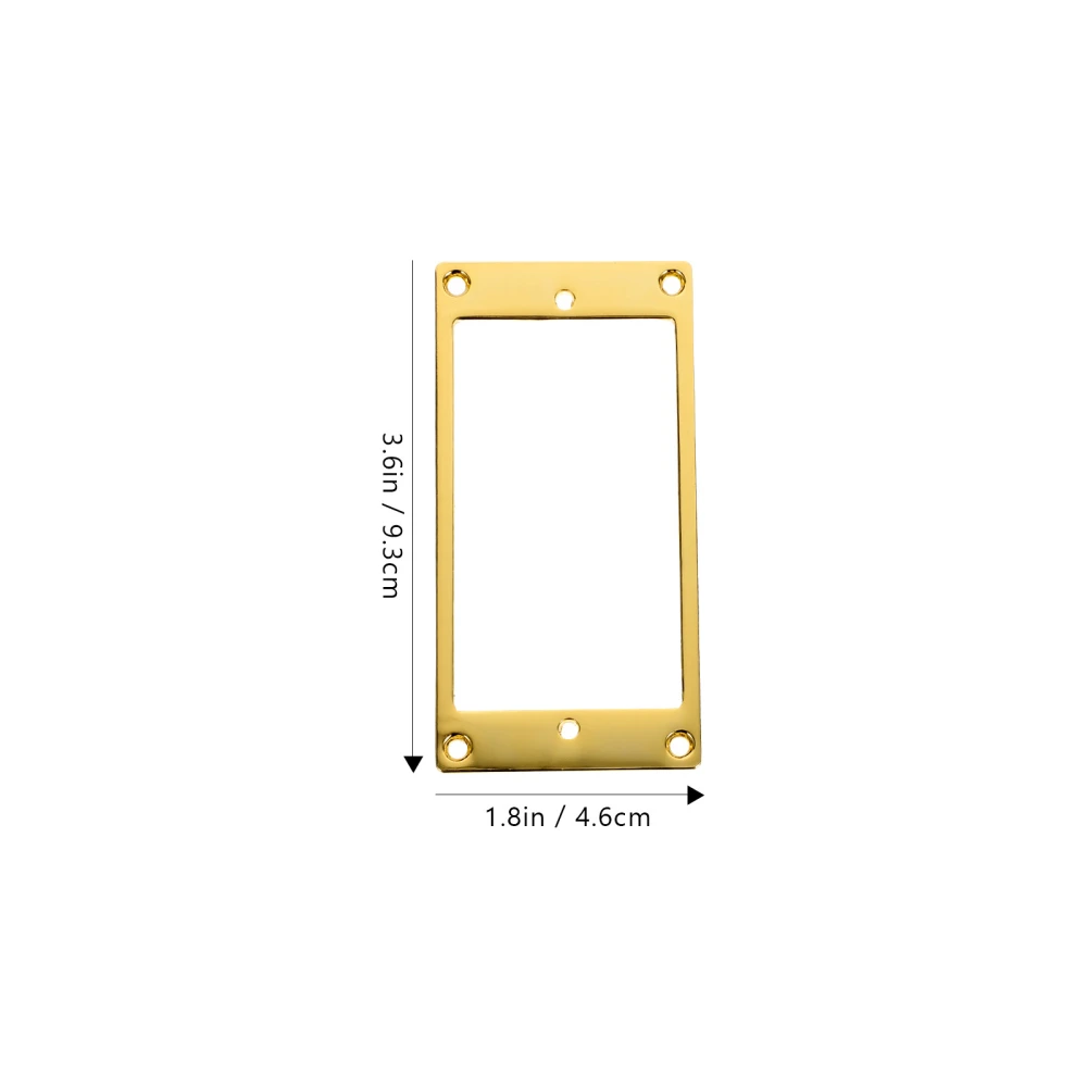 2pcs Guitar Pickups Frames Electric Guitar Pickup Frame Replacement Pickup Brass Protectors