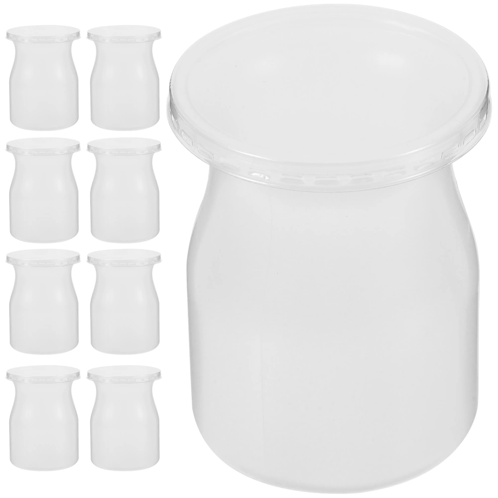 20 Set of Yogurt Container with Lids Pudding Jar Yogurt Jar Plastic Pudding Container