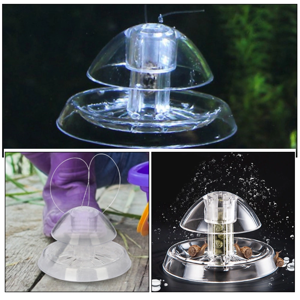 2pcs Fish Tank Snail Trap Transparent Snail Catching Device Convenient Aquarium Snail Catcher