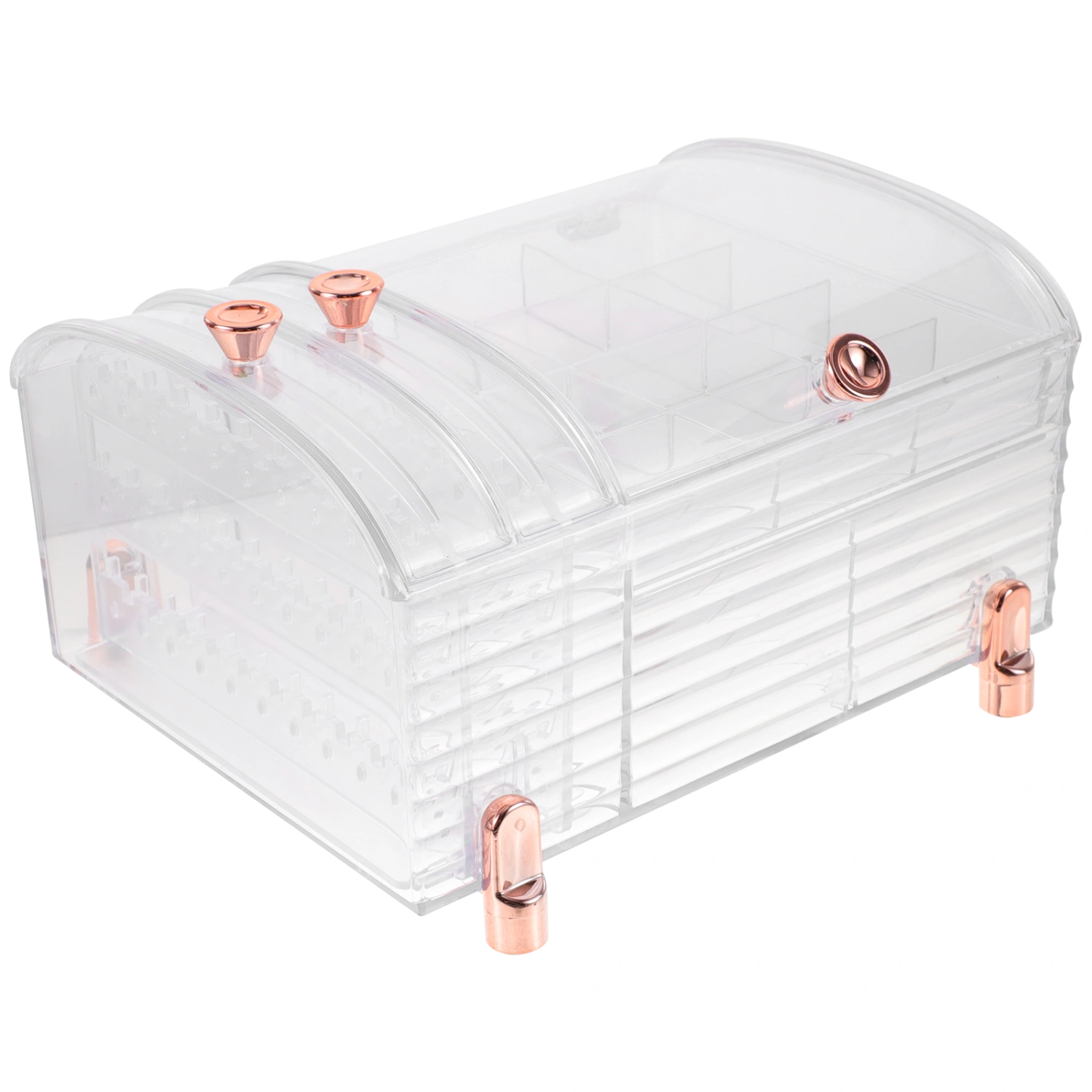 Jewelry Organizer Box Earring Holder  Earrings Ring Necklace Bracelet Display Case