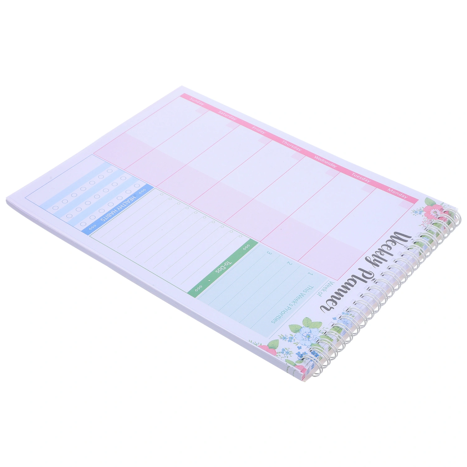 Portable Daily Planner Notebook Office Weekly Planning Notepad Schedule Planner Notepad