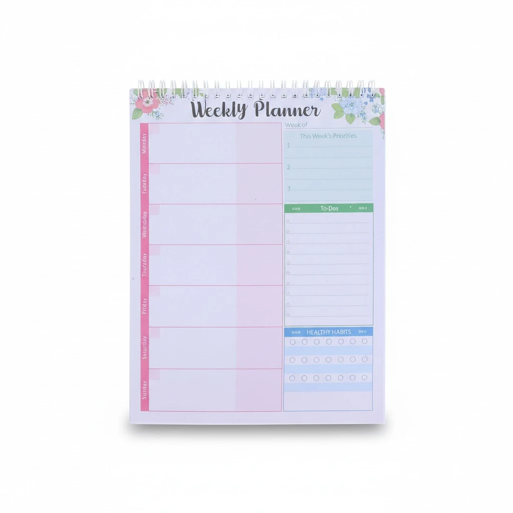Portable Daily Planner Notebook Office Weekly Planning Notepad Schedule Planner Notepad