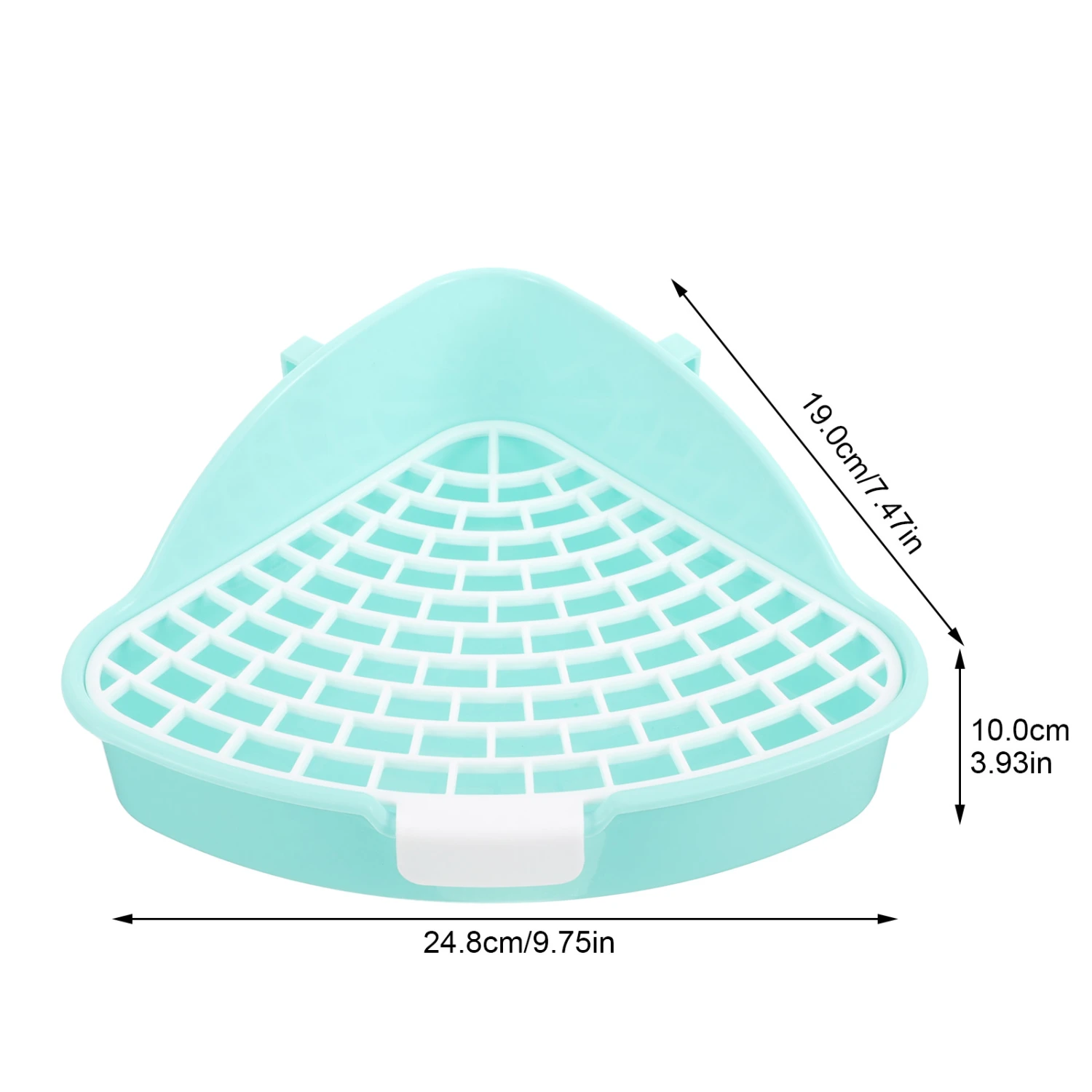 Corner Pet Urinal Potty Cat Litter Box Triangle Litter Box Litter Tray for Rabbits Hamster Pet Supply