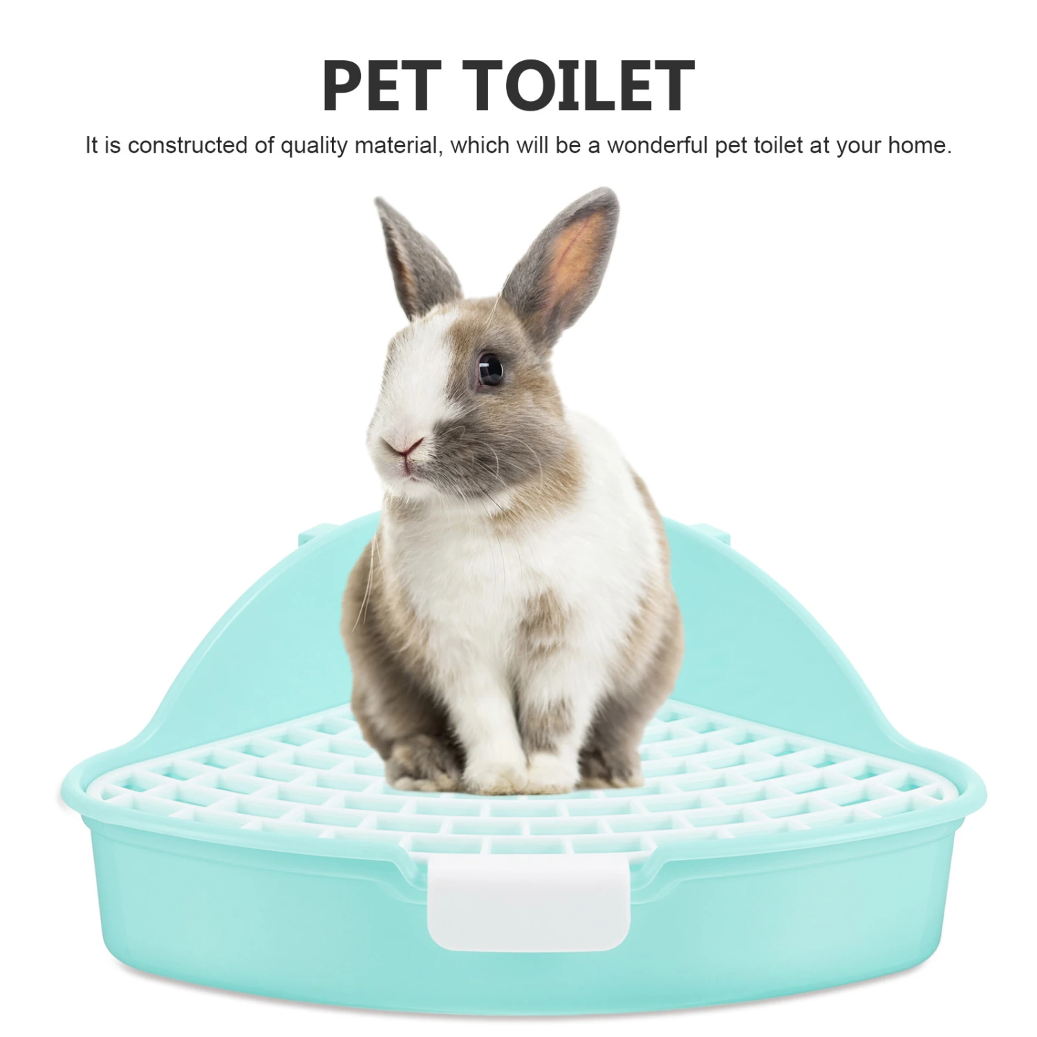 Corner Pet Urinal Potty Cat Litter Box Triangle Litter Box Litter Tray for Rabbits Hamster Pet Supply