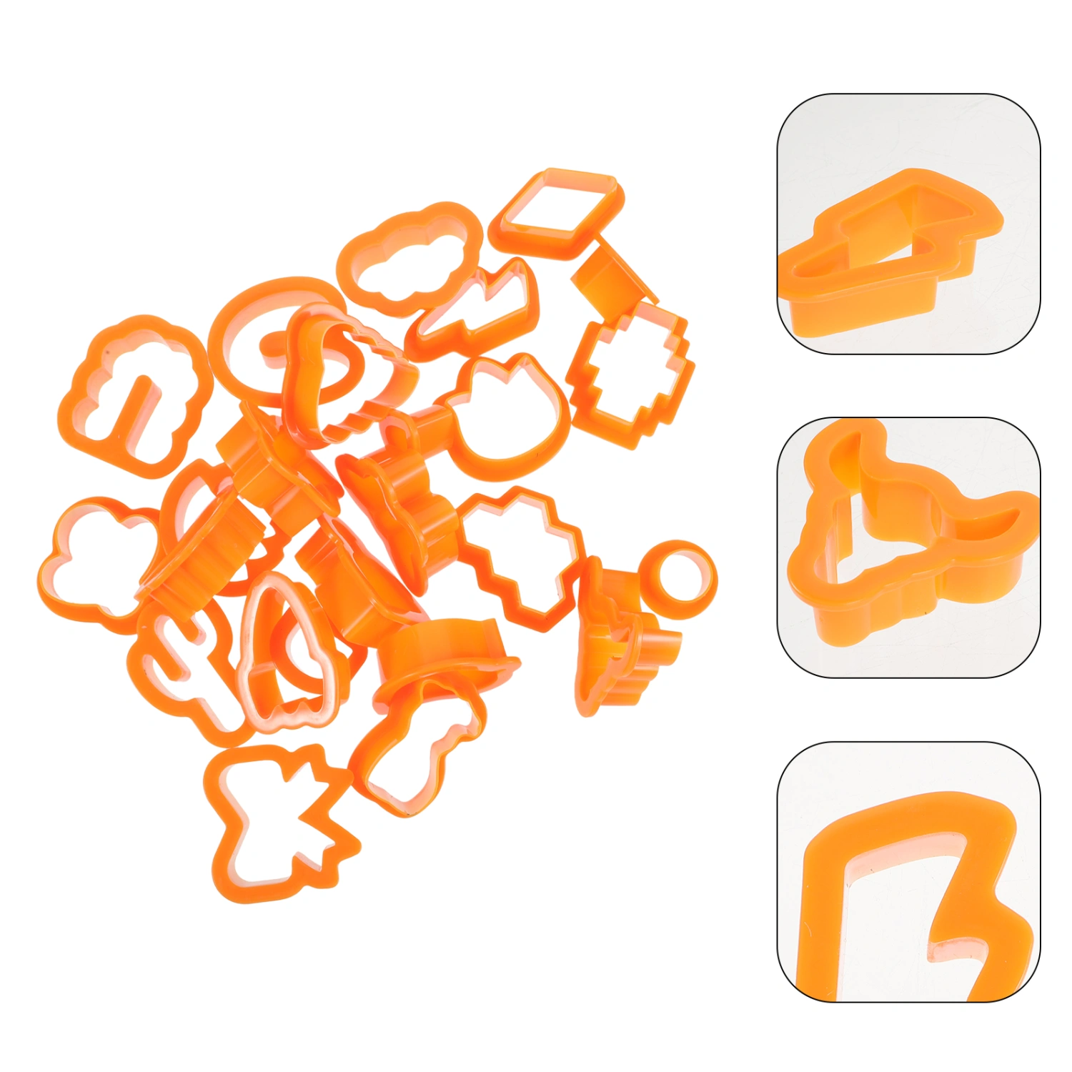 25pcs Polymer Clay Cutters Set Clay Earring Cutters Earrings Accessories for Polymer Clay Jewelry Making