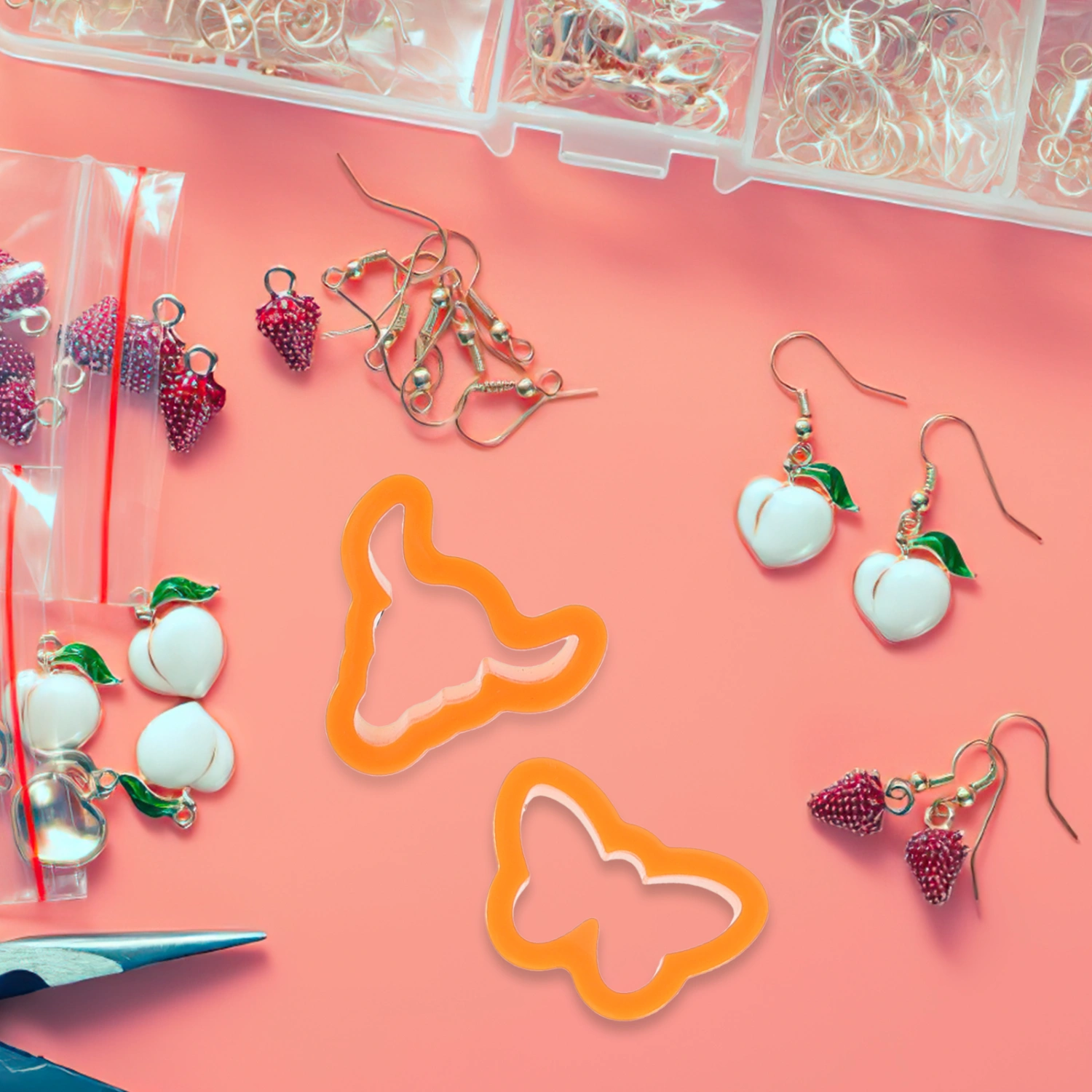 25pcs Polymer Clay Cutters Set Clay Earring Cutters Earrings Accessories for Polymer Clay Jewelry Making